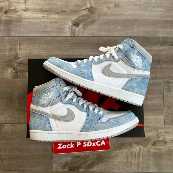 Nike Air Jordan 1 Retro High Hyper Royal Smoke Grey size 10 Men’s lightly used - Picture 2 of 7